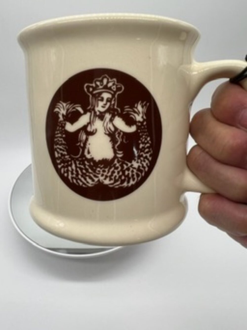 NIB Starbucks First Store Pike Place Seattle 14oz Ceramic Mug Made in USA